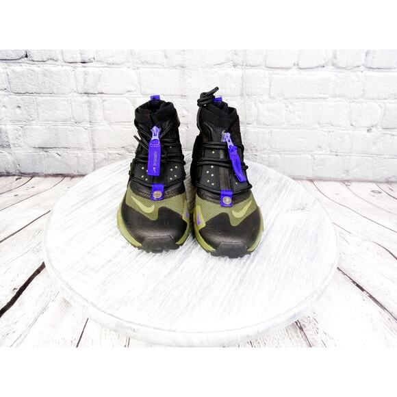 Nike Huarache Ripp QS Black/Olive Canvas Women 7.5 Men 6 Regular	New OG Box - Picture 9 of 16